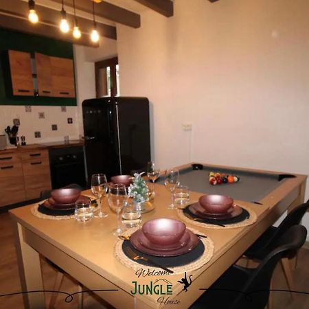 Maison "Jungle House" 90 M2 Billard, Retroprojecteur, Bar A Jeux , Vinyle, Wifi Fibre, Ideal Pro & Famille A Montbrison Extérieur photo